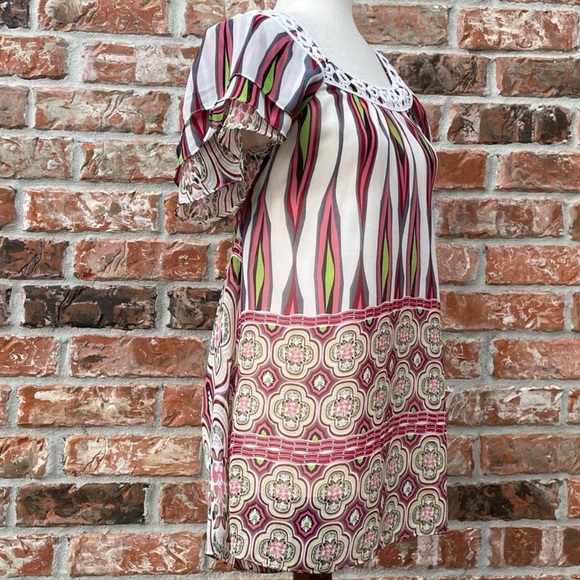 Romeo & Juliet Couture chevron floral tunic / S / Excellent condition - Picture 4 of 10